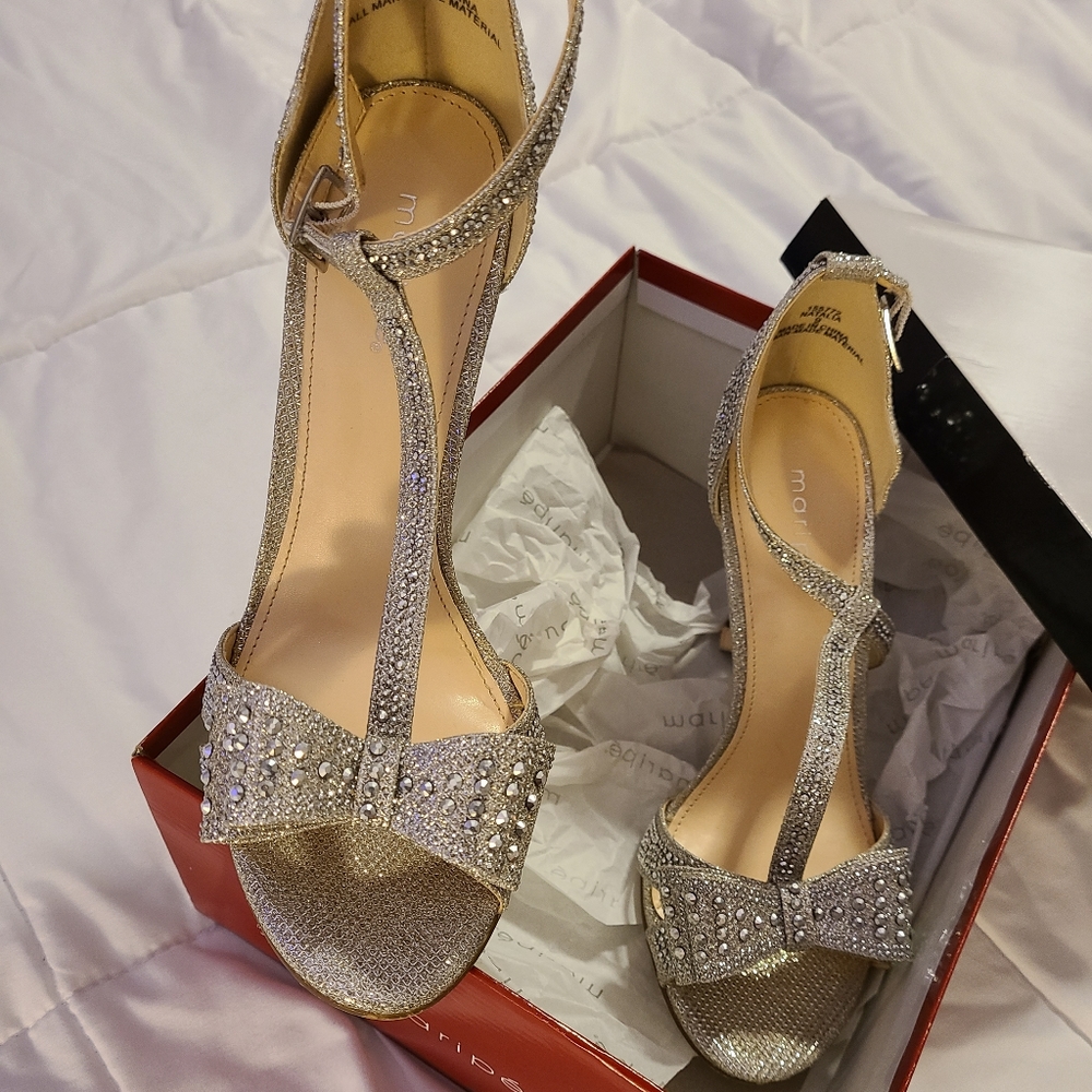 Maripe Rhinestone Heels - Picture 7 of 9